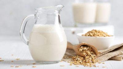 jug of oat milk