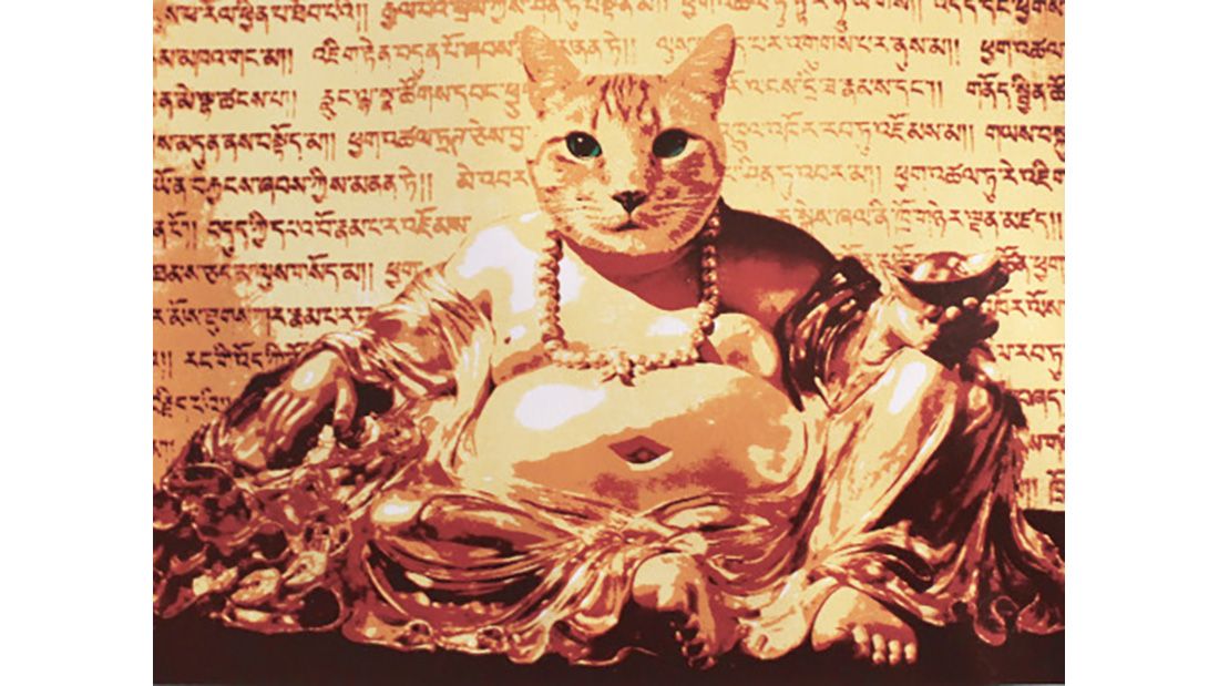 Golden Buddha Cat Fiorito