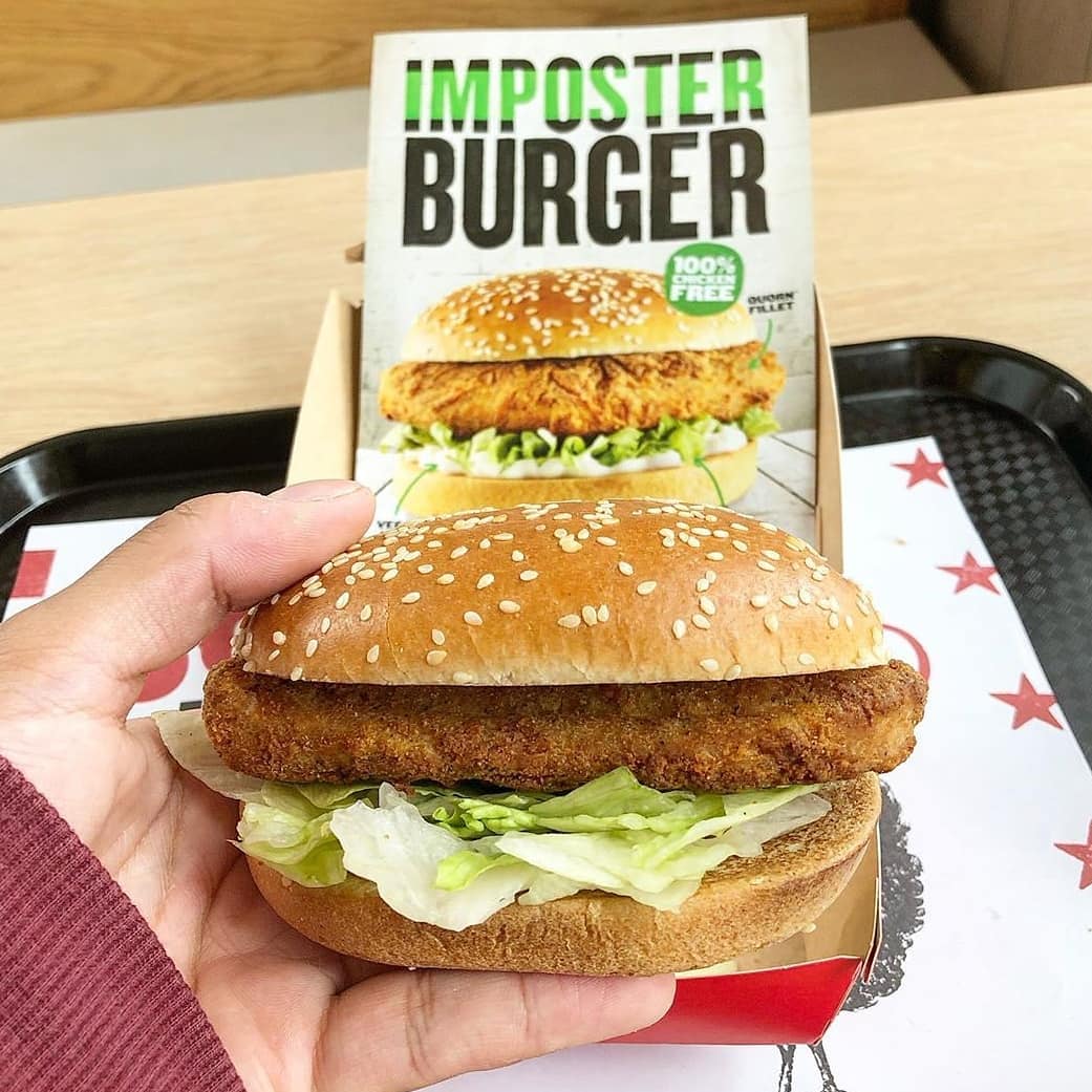 Vegan burger outlet kfc