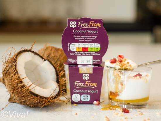 Coop vegan yogurts