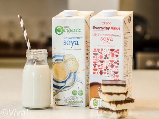 Supermarket own soya milk brands