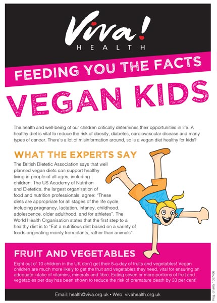 Mini factsheet: Children - Mini factsheets | Viva! The Vegan Charity