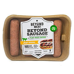 Beyond meat vegan sausages