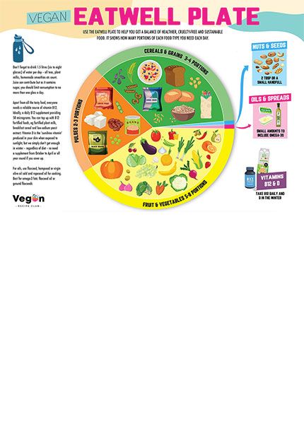 Vegan Eatwell Plate - | Viva! The Vegan Charity