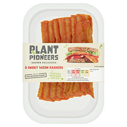 plant pioneers vegan bacon rashers