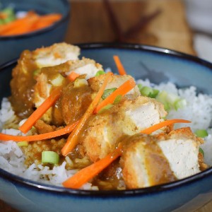 tofu katsu curry