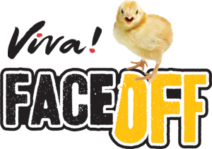 Face off eggs logo