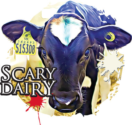 Scary dairy logo