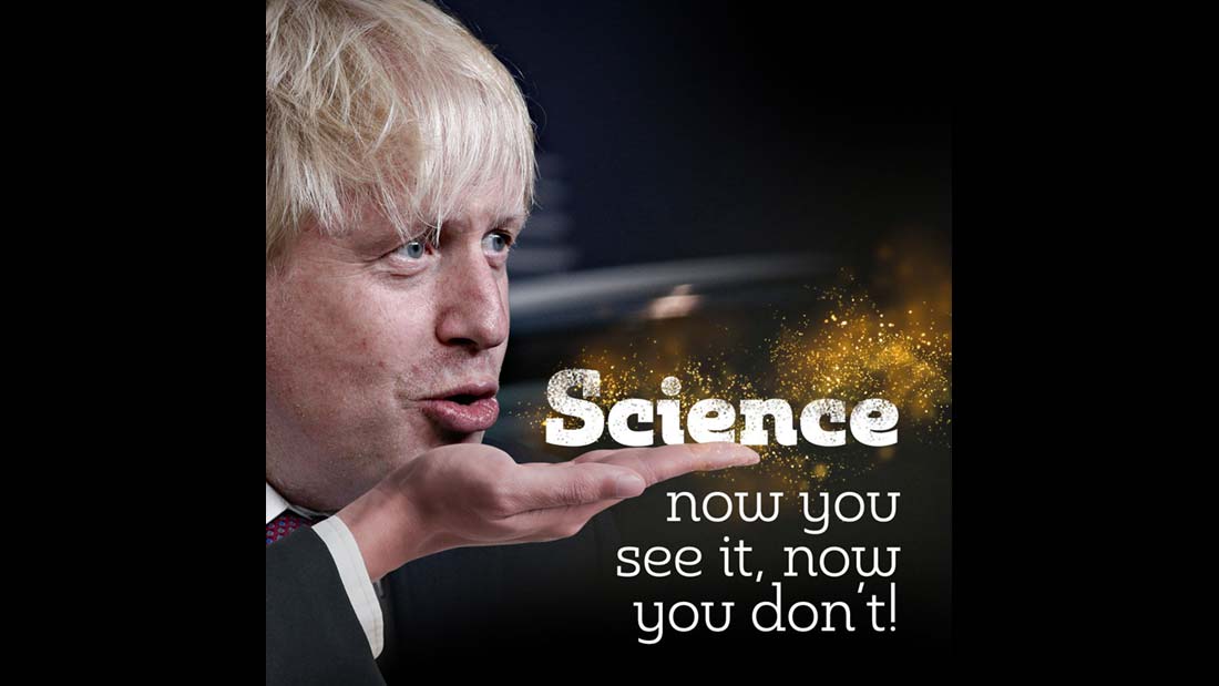 Boris Johnson Science