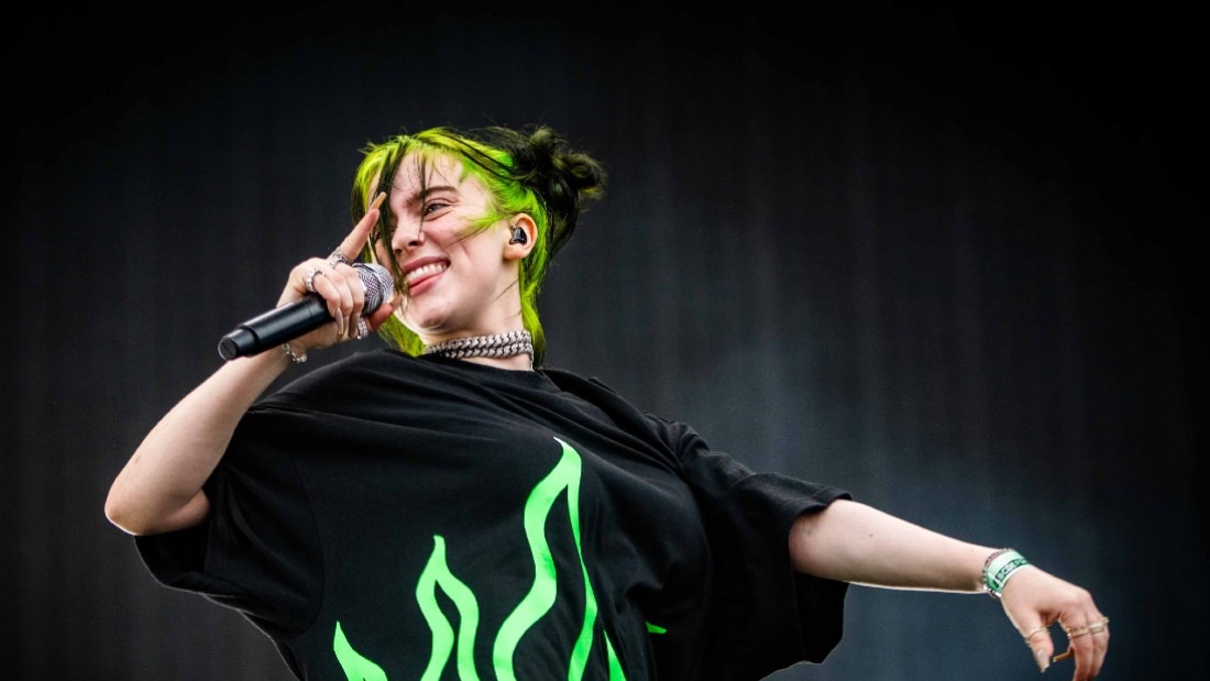 Billie Eilish on stage