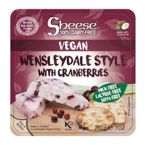 Bute Island Sheese Wensleydale Style with Cranberries