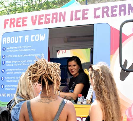 Free vegan ice cream