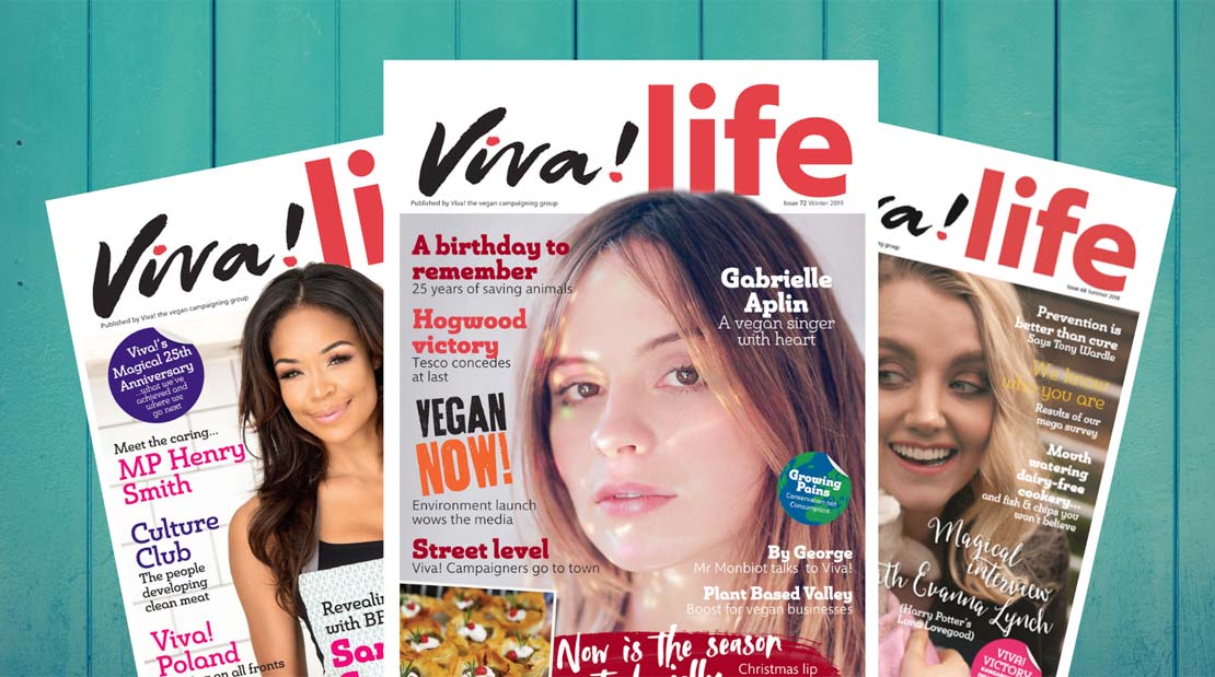 Advertise in Viva!Life magazine | Viva! The Vegan Charity