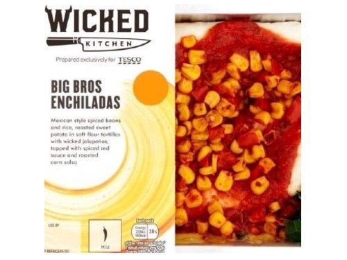 tesco wicked kitchen enchiladas vegan