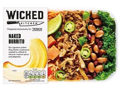 tesco vegan wicked naked burrito