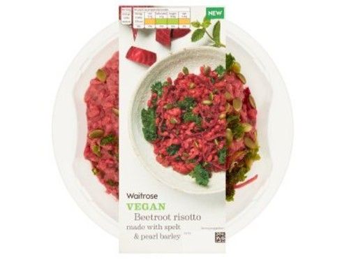 vegan beetroot risotto from waitrose