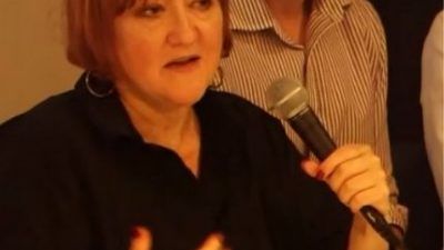 Kerry McCarthy speaking at conference