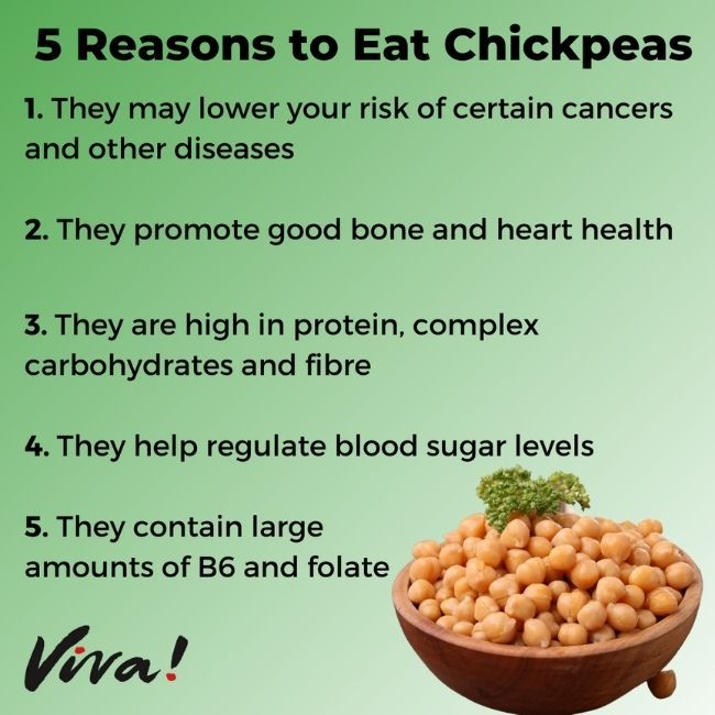 5 reasons to eat chickpeas