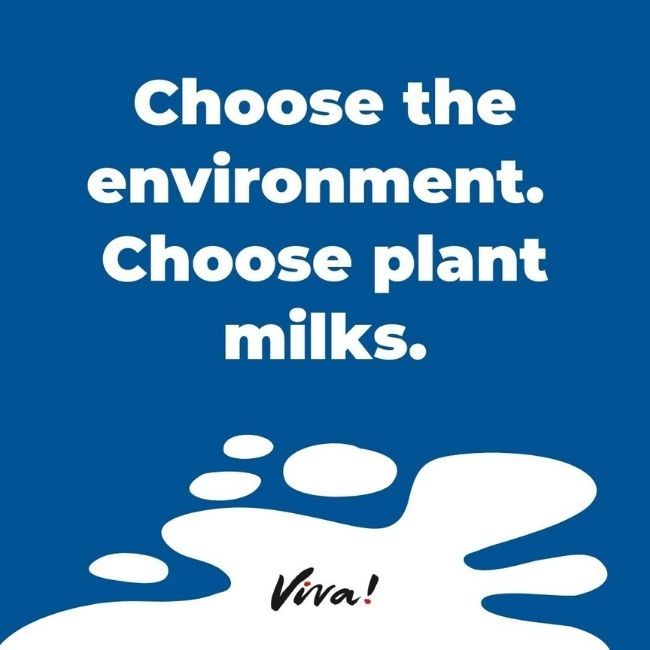 Choose the environment. Choose plant milks. 