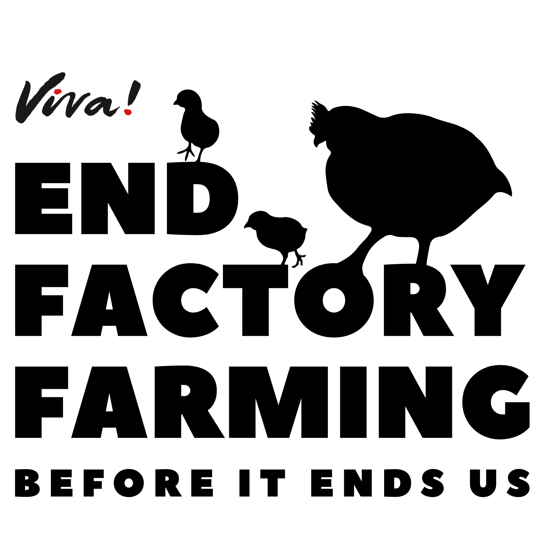 End factory farming broiler logo