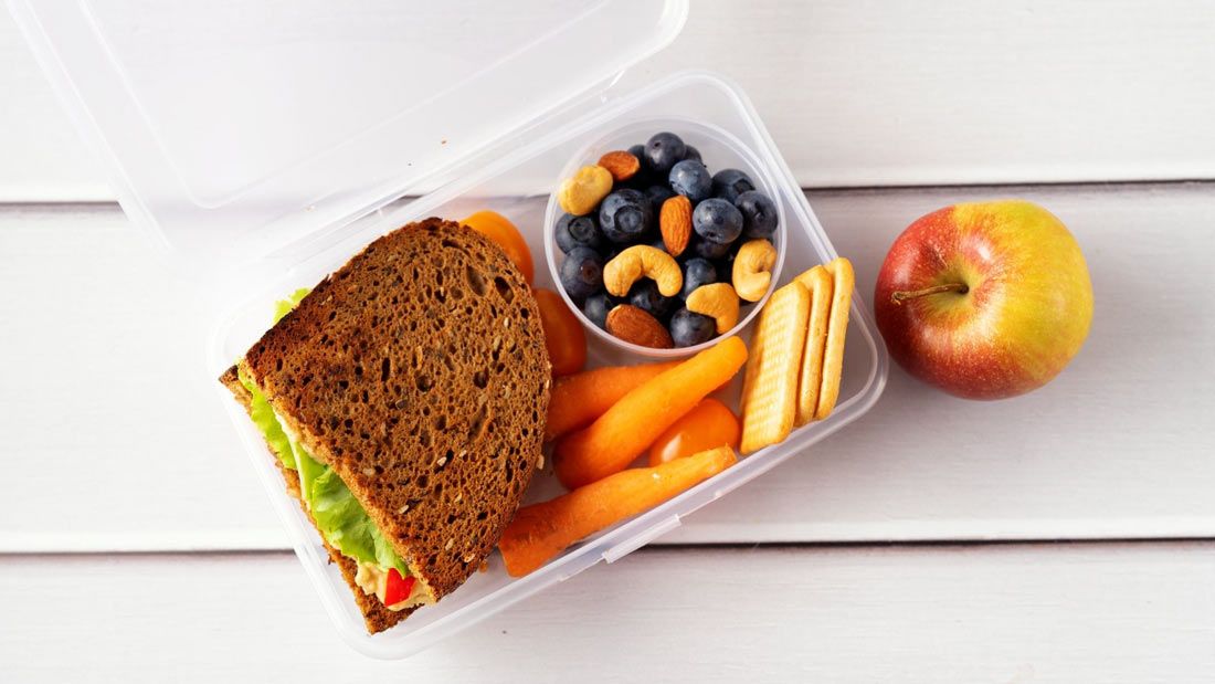 healthy vegan lunchbox