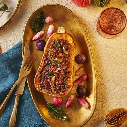 Sainsbury's Taste The Difference Festive Miso-Stuffed Butternut Squash
