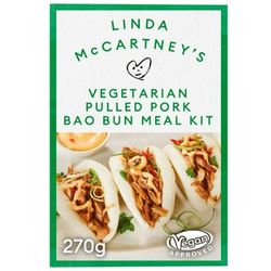 Linda McCartney's vegetarian pulled pork bao bun meal kit