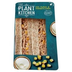 M&S Plant Kitchen Tuna and Sweetcorn Sandwich