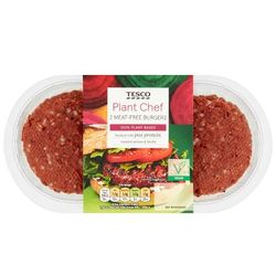 Teso plant chef meat-free burgers