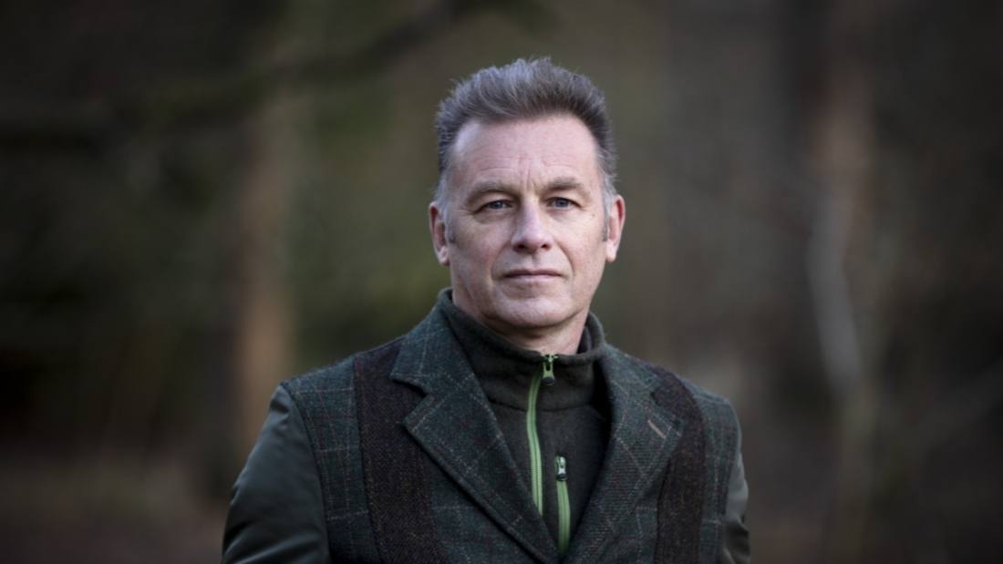 Chris Packham Vegan - Standing in the woods