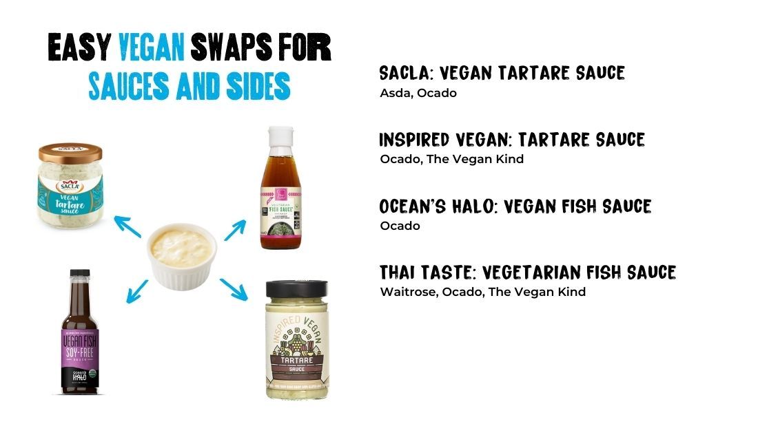 Easy Vegan swaps for Sauces and sides