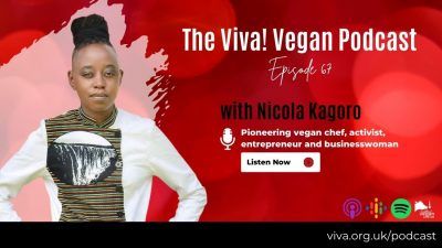 Chef Cola chats to Faye on the Viva! Vegan Podcast