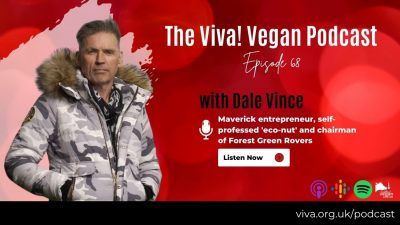 Dale Vince features on the Viva! Vegan Podcast