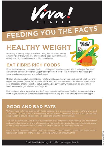 Mini factsheet: healthy weight