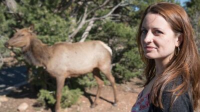 Charity Admin Manager Bex at the Grand Canyon.