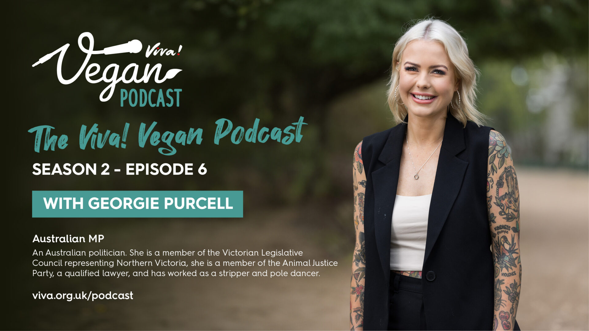 Viva! Vegan Podcast: Georgie Purcell | Viva!