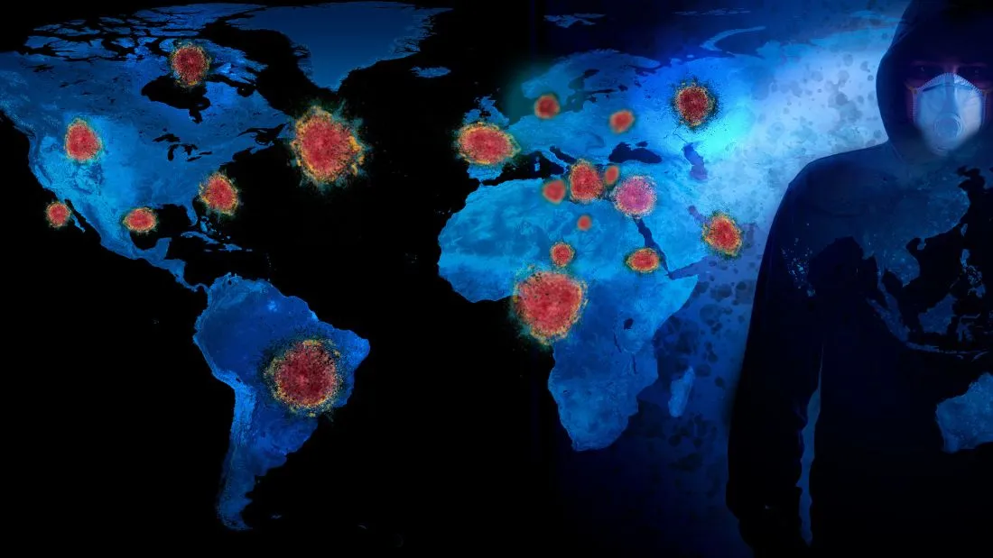 Pandemic map