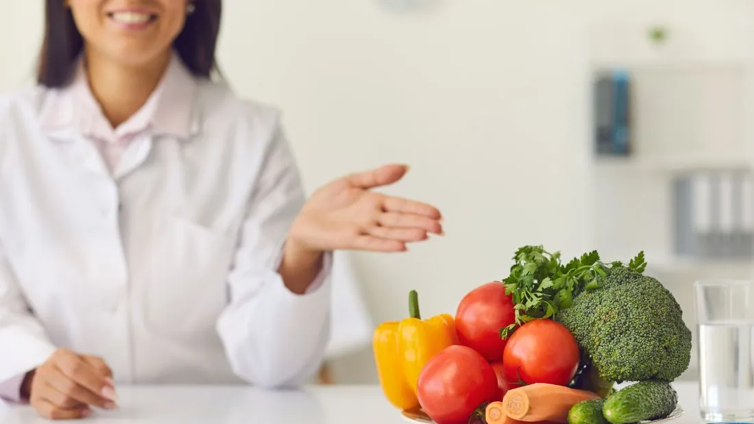 Doctor with veg